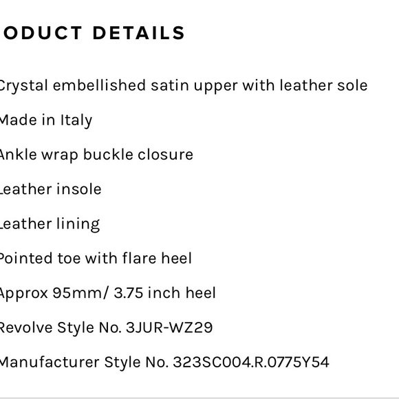 NIB 3JUIN Giglio Heel in Satin Candy - Picture 6 of 6